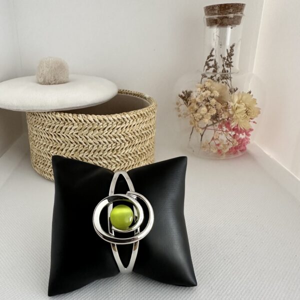 bracelet pierre en fibre de verre polie