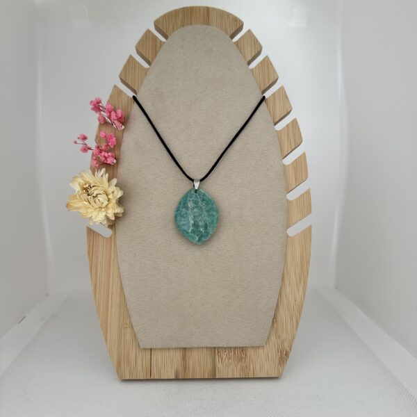 pendentif amazonite pierre,bien-être et douceur