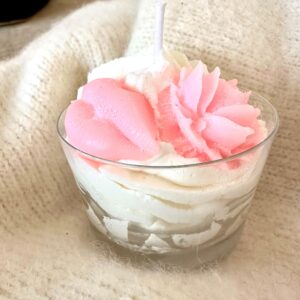 bougie mini verrine rose carmen