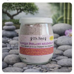 Masque Peel-off régénérant à la Rose et  à la Farine de Chanvre