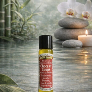 Roll-on aux huiles essentielles Chocs et Coups