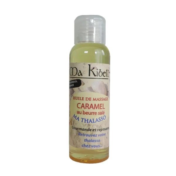 huile de massage caramel