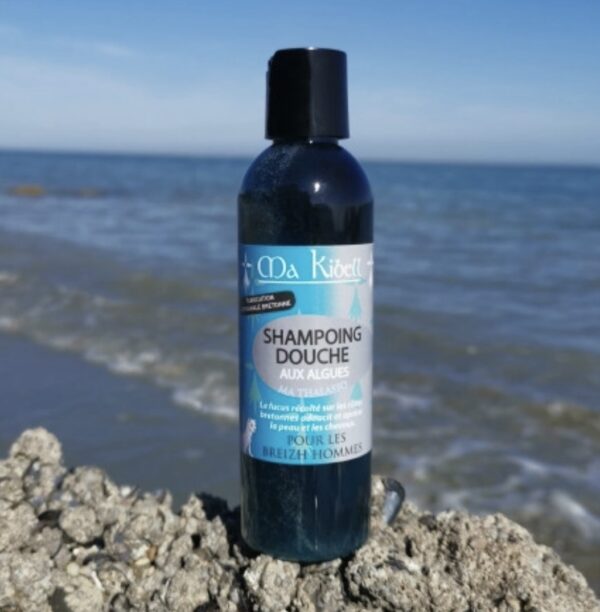 Shampoing douche aux algues pour homme