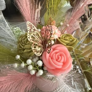 Bougies fleurs