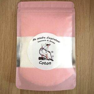 Poudre pour aspirateur senteur coton