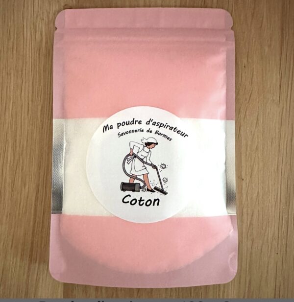 Poudre pour aspirateur senteur coton