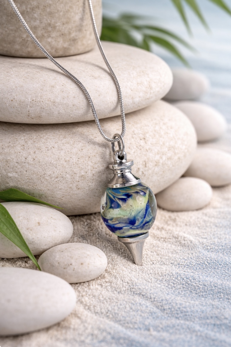 Pendule en verre de murano modèle unique