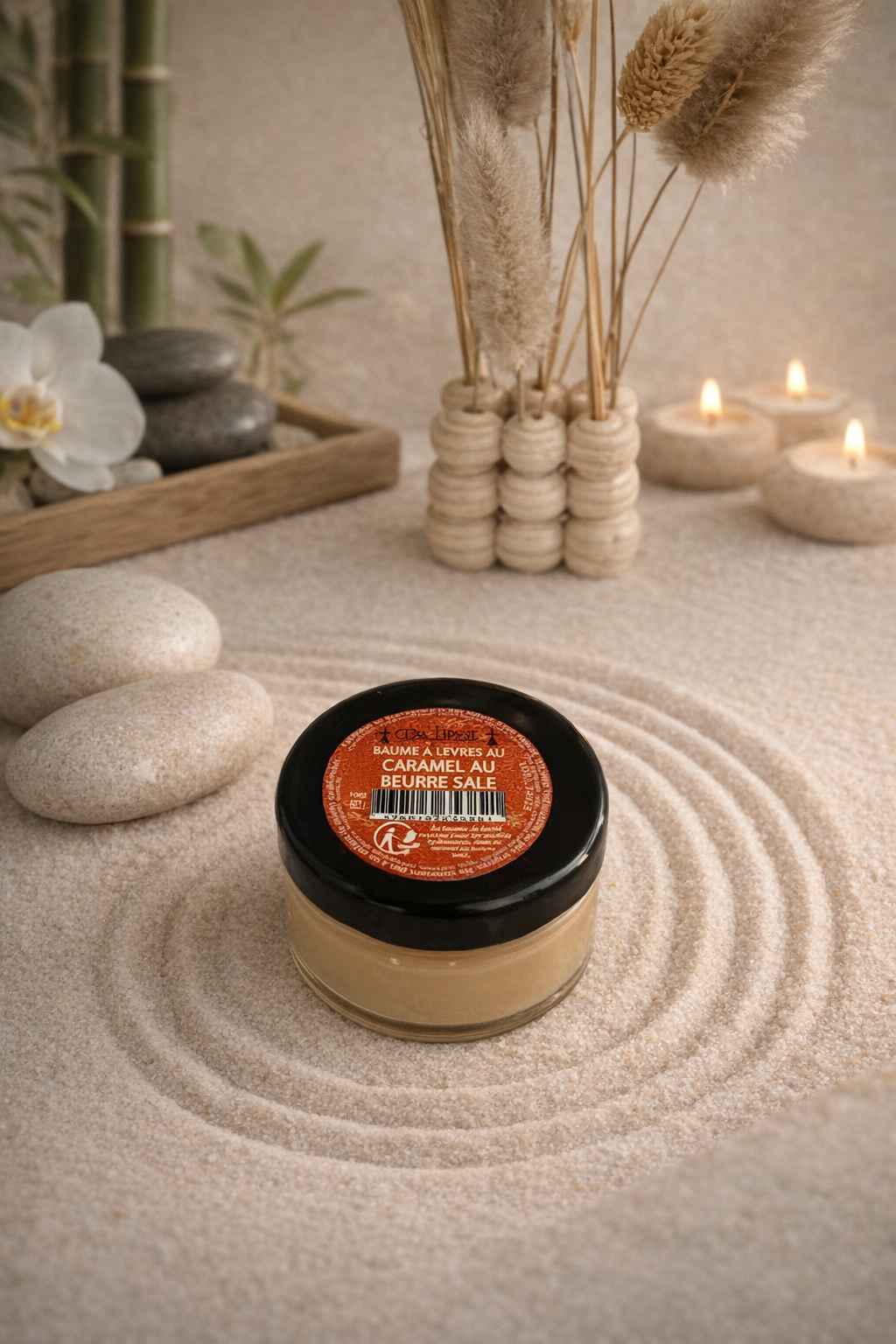 Baume à lèvres caramel au beurre salé