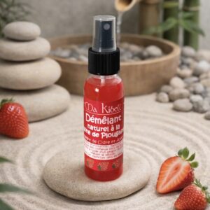 Démêlant naturel à la fraise de plougastel