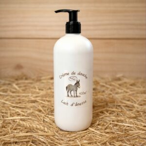 Crème de douche bio au lait d’anesse